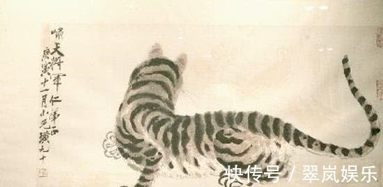 齐白石!齐白石画虎不画头,却卖出3000万高价,放大后众人恍然大悟!