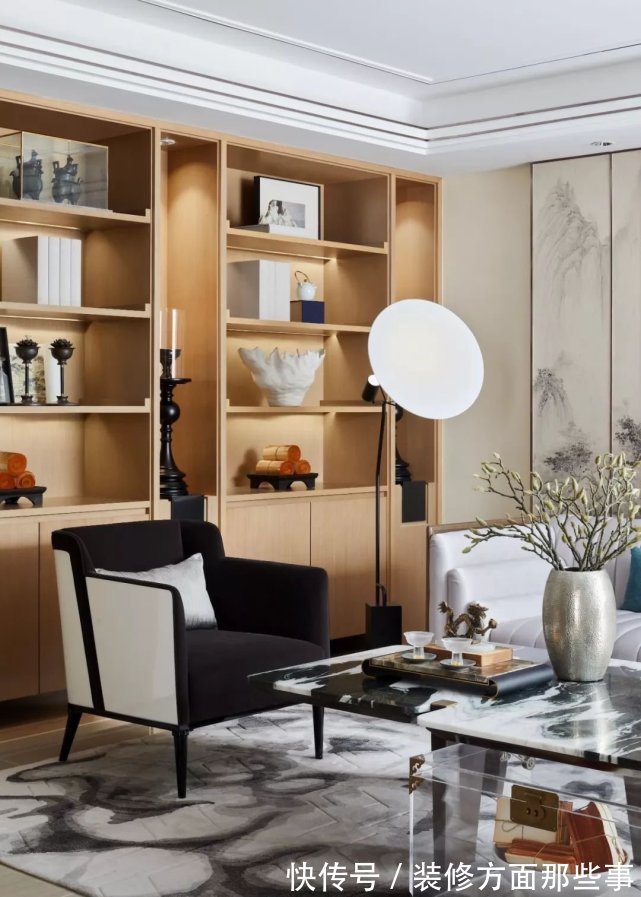 饱和度|173㎡轻奢新中式,古典和现代的碰撞,唯美浪漫!