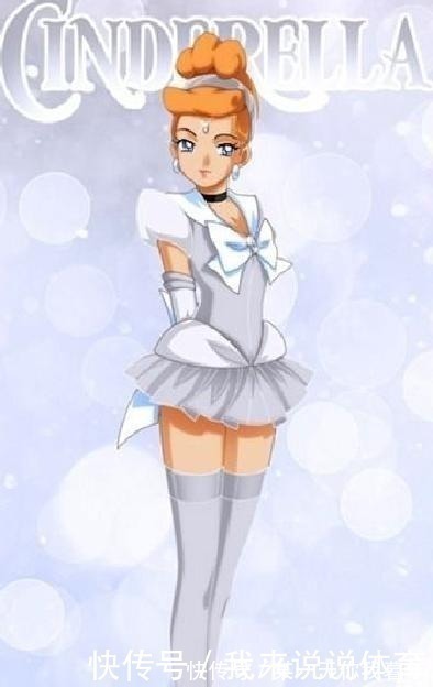 花木兰|美少女战士版迪士尼公主,公主裙改成水手服,依旧非常合身