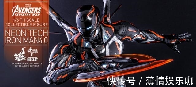 钢铁侠|模玩资讯:Hot Toys《复仇者联盟3:无限战争》霓虹科技钢铁侠
