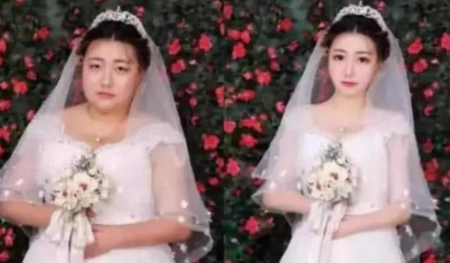 “超强反差婚纱照”走红,修图前后差别太大,网友:意义何在?
