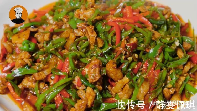 为什么饭店的辣椒炒肉那么香，原来大厨是这样做的，难怪那么香