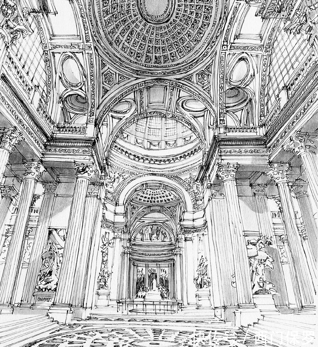 复杂&绘画中的透视,其实非常简单,但很多人却学不会