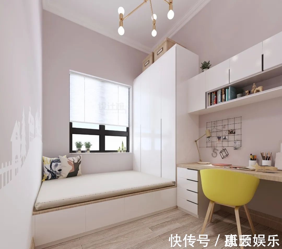 飘窗|卧室小怎么安排床和衣柜?小户型快看看,小卧室也有好方案