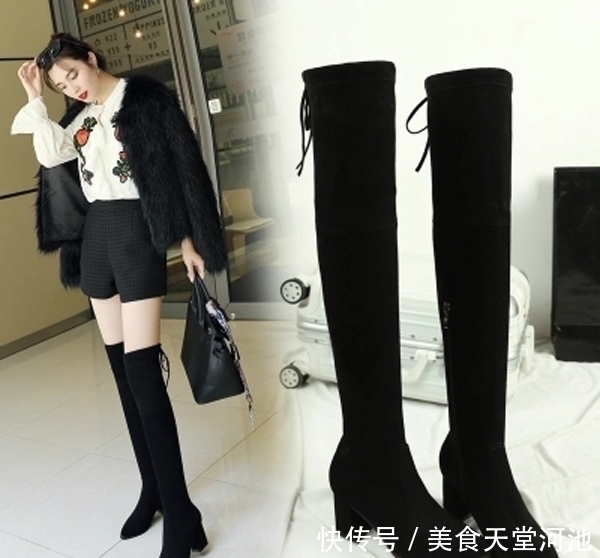 又一“细腿靴”火了,有些女人怕驾驭不了,连试都不敢试,可惜了