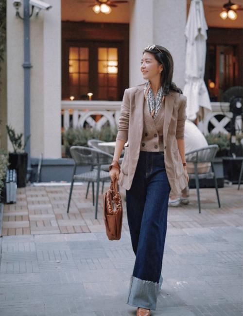 开春不知道怎么穿？瞧瞧三木的3套西装搭配，时髦百搭，好美！