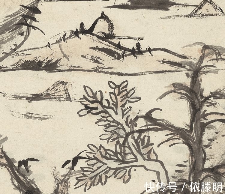 花鸟画@石涛,八大感时花溅泪,恨别鸟惊心的悲怆之情只能通过笔画于纸上