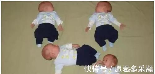 喂奶|4胞胎一模一样,避免重复喂奶,老爸想出一办法,网友亲生的