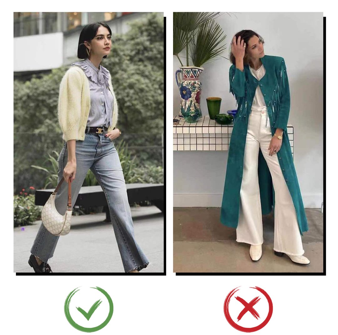 腿形|不同腿型的女孩，如何挑到适合自己的裤子？