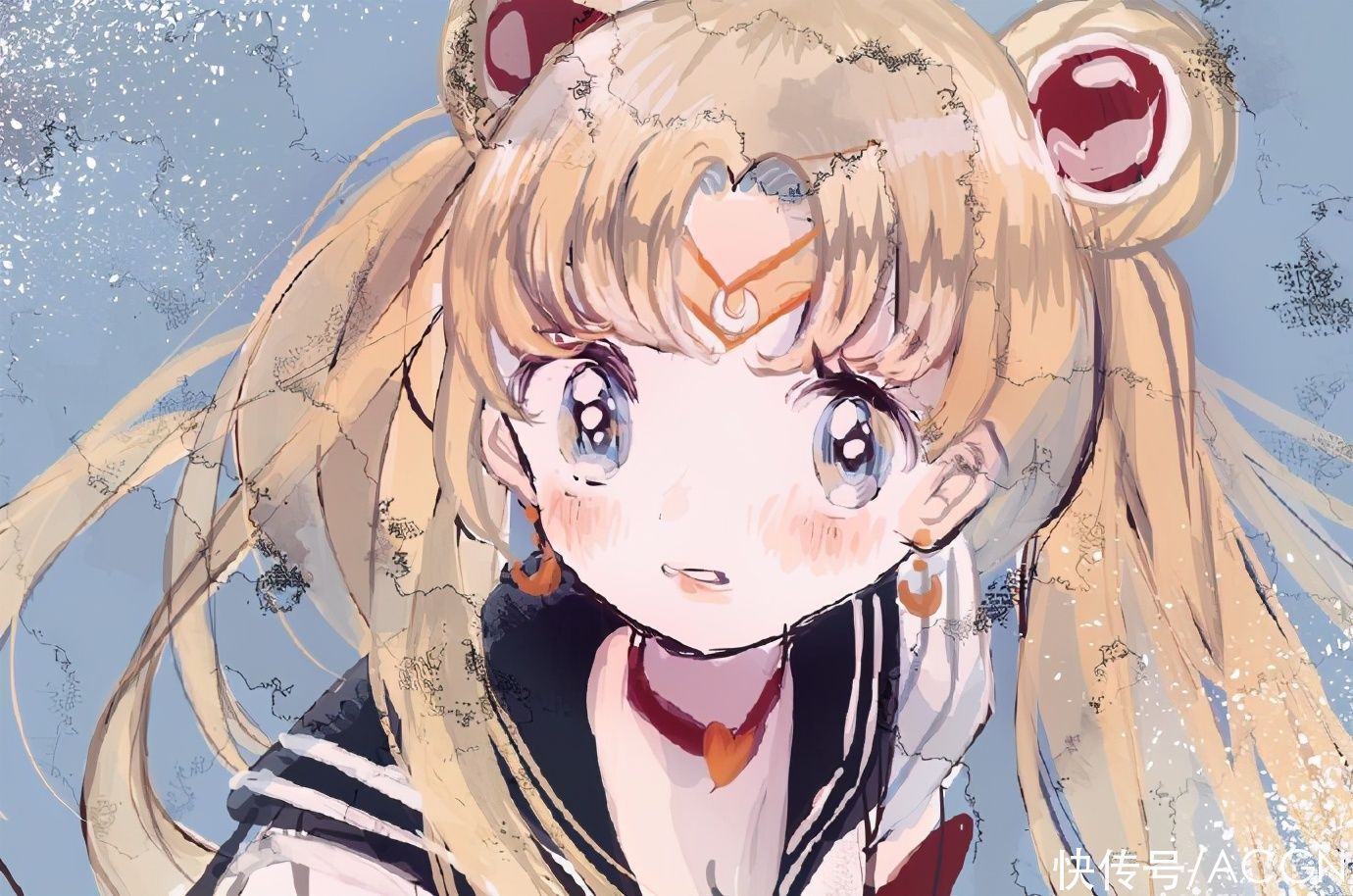 绘制|这位画师笔下的美少女战士好可爱,一脸呆萌太赞了