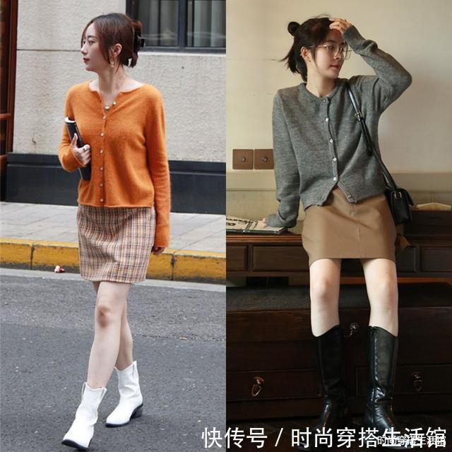 小开衫 春天流行的“小开衫”这样穿,简约大方又气质,太适合上班族了