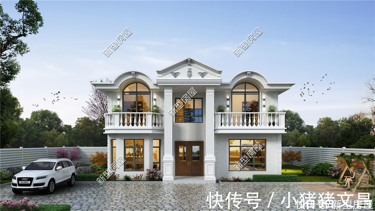 占地|占地100多平，多卧室设计，这样的农村别墅25万能盖起来吗？