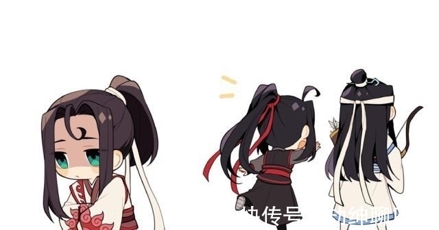 魏无羡$《魔道祖师》呆萌可爱的众人，温宁原地画圈，思追在唱什么？