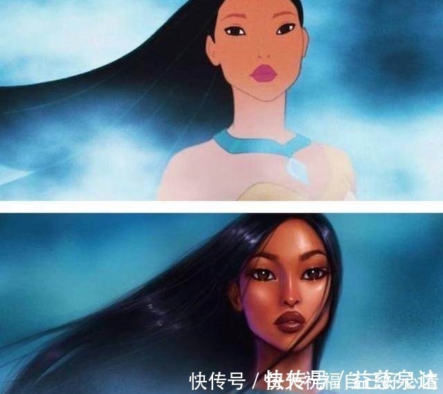 花木兰&当迪士尼公主们变成油画画风，白雪公主变大妈，贝儿美爆了！