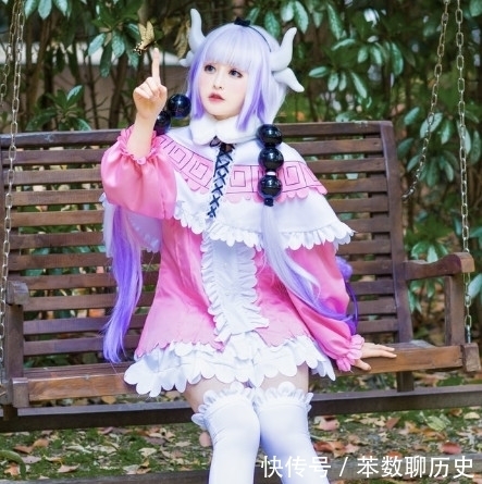 ·康娜|小林家的龙女仆·康娜真人cos小姐姐太萌了,第四张我爱了