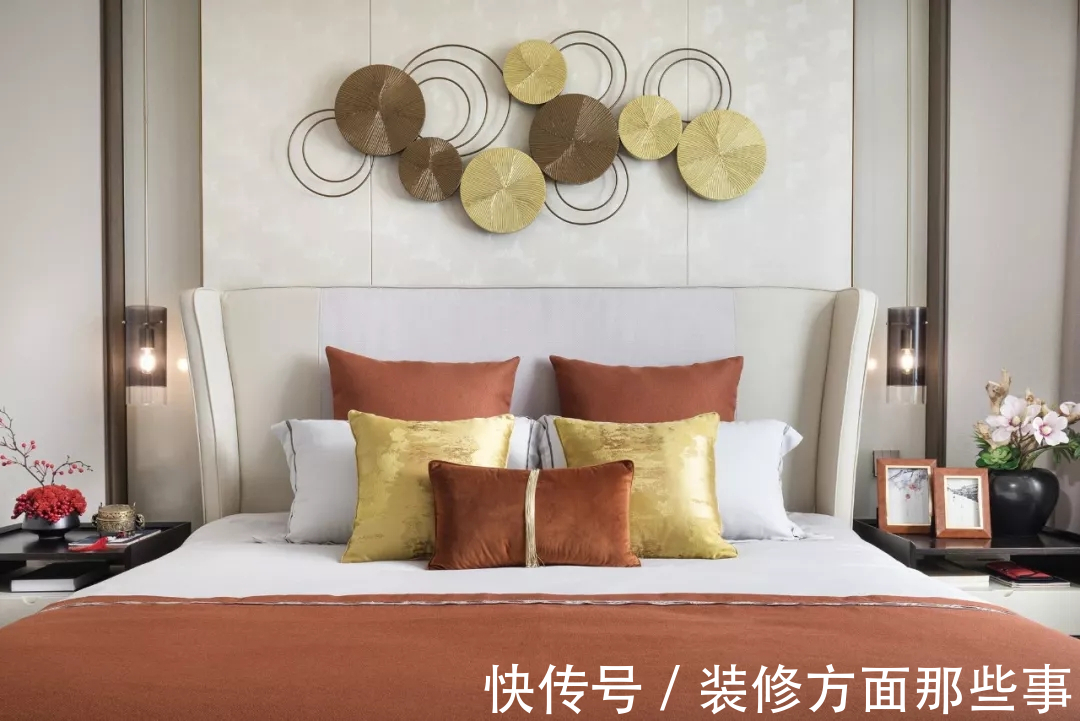 金色|162平中式四居室,以暖柿调糅合端庄雅正的金色这样居然很温馨