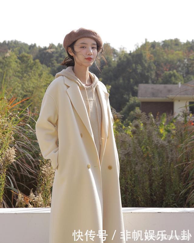 毛衣|毛衣+卫衣,卫衣+大衣,小个子冬天这么穿太美了!