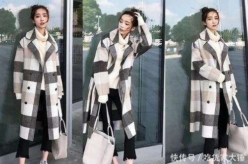搭配|大衣搭配短靴or平底鞋,2019年最流行的穿搭,谁穿谁时髦