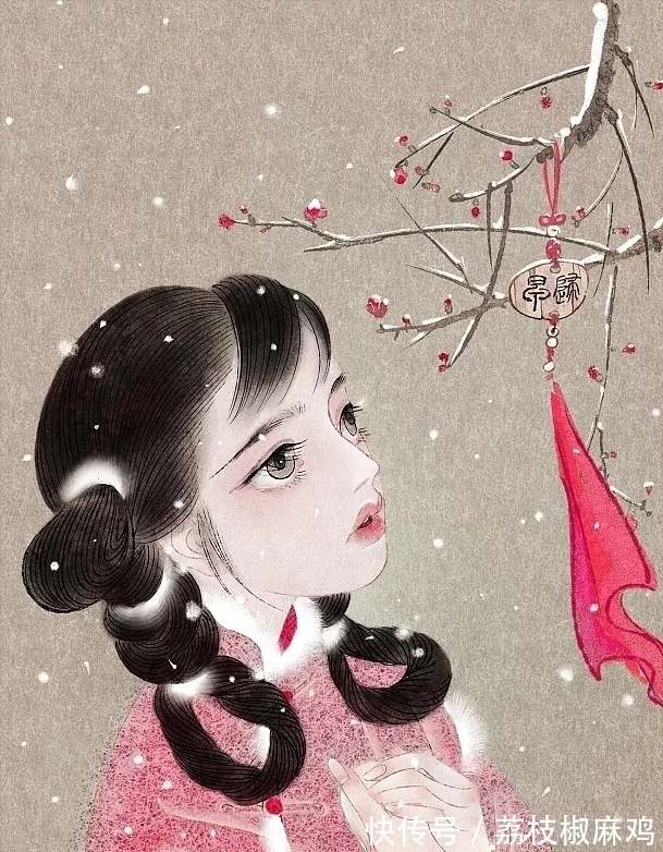 绘画#清华大学才女尧立,她笔下的插画,美到让人窒息