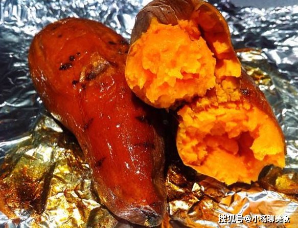 烤红薯，直接丢烤箱就错了！加点它，红薯香甜软糯，不会干巴巴