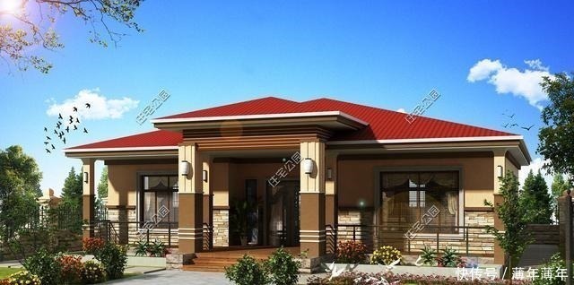 建筑|堂屋+土灶,这才是农村自建房该有的样子,都说最后一套最美!