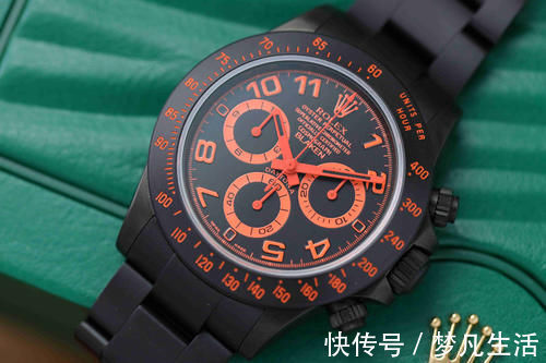 雕花 大c论表:blaken镀黑劳力士迪通拿,戴最黑的表做最亮的仔