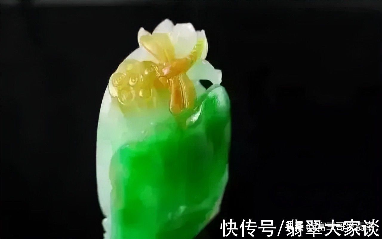 黄翡$玉赏俏色巧雕,让翡翠焕然一新的神奇技法