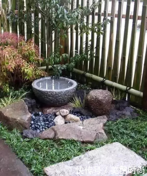 枯山水|30㎡上下小院子,可以装成简而精致的“日式花园”,简单又好看