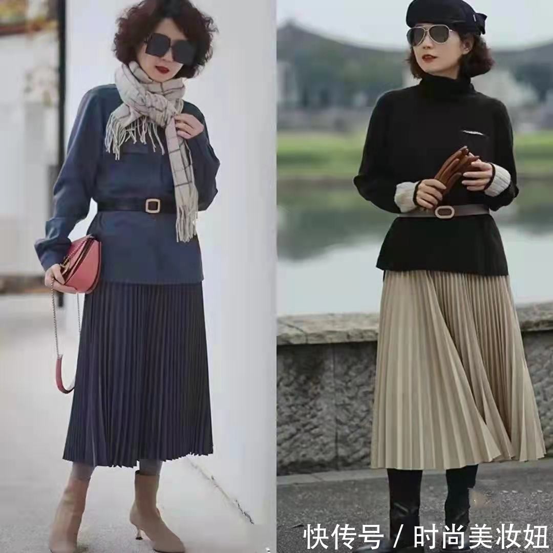 阔腿裤|40+女人气质好也别“扮嫩”,学她这样穿,既优雅又洋气减龄