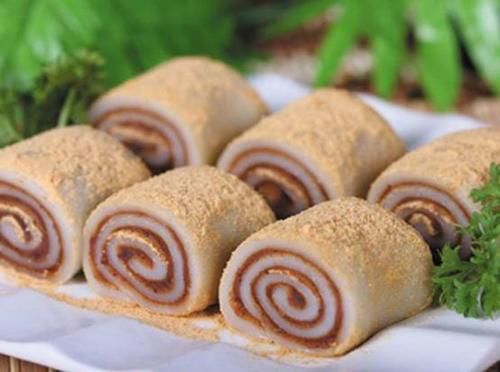 美食优选：水晶盐焗鸡，醋溜白菜，驴打滚，蒜蓉酸辣黄瓜的做法