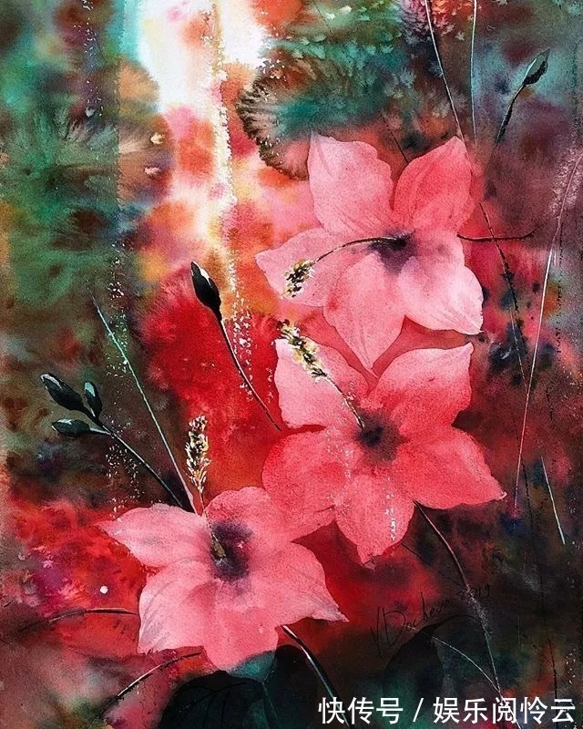 屏保$充满仙气的水彩画，每一张都可以用来做屏保！