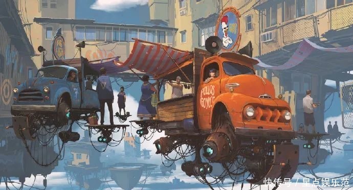 场景插画|充满未来感的一组科幻游戏场景插画壁纸 超爱!