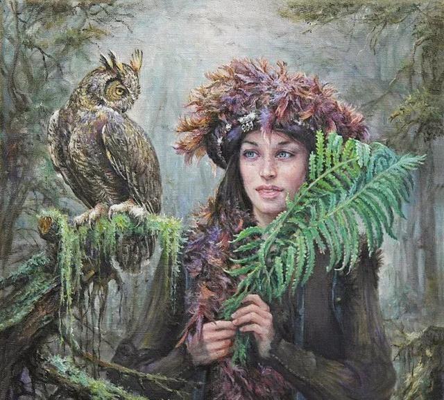 海伦·贝兰德#加拿大女艺术家现实主义人体油画,细腻逼真,引人遐思