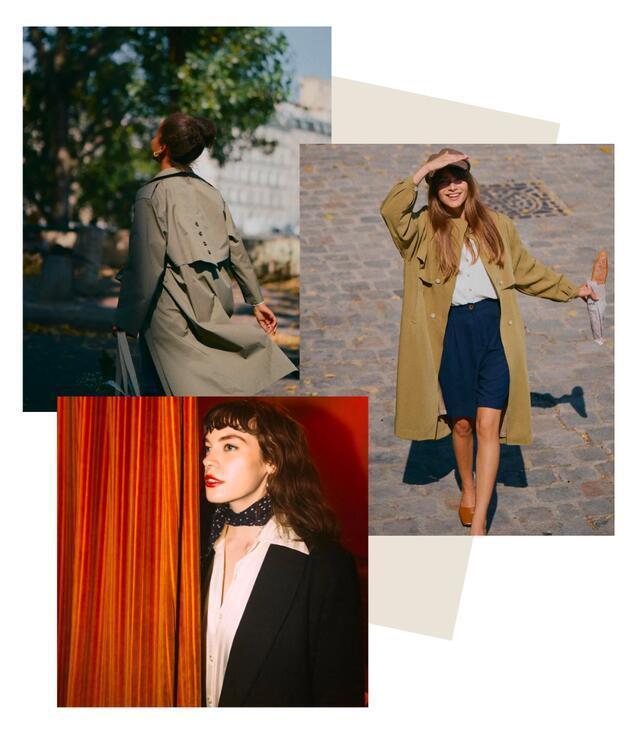 个子 穿搭怎么能少了风衣!这么穿气质又时髦太美了,各色各样很高级