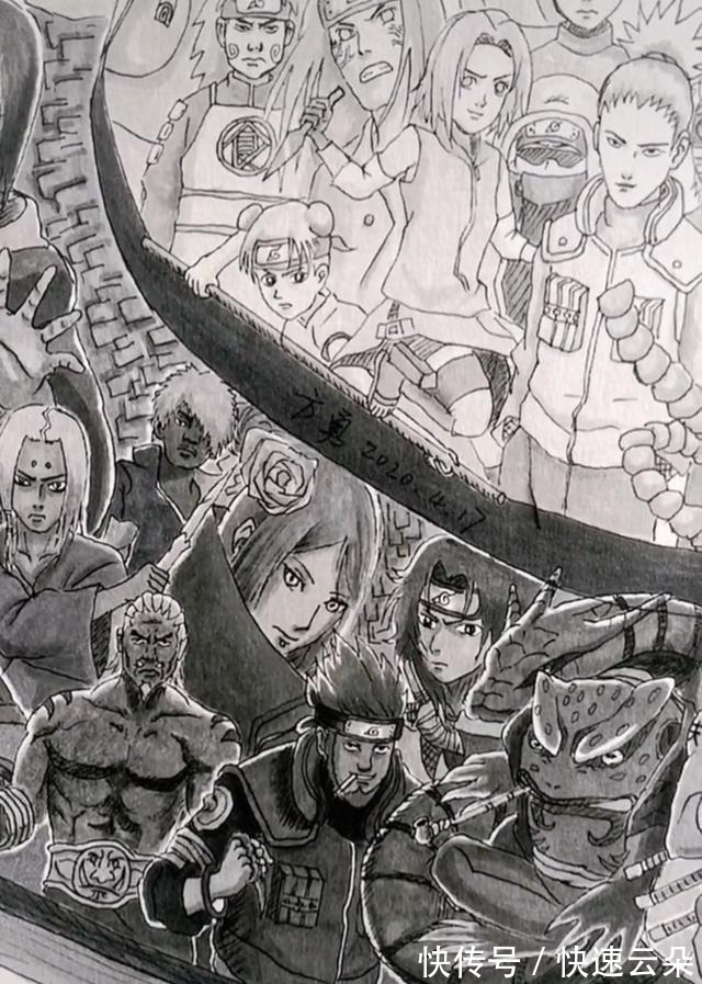 同人作品|价值一万多元的火影同人插画你们见过没这价格买手办难道不香吗