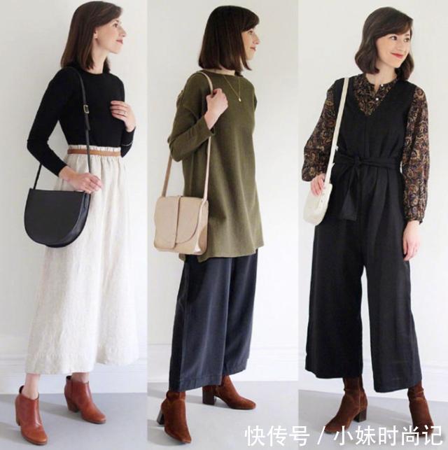 气质|凭借这27套秋日穿搭,有气质和没气质的女人,“一目了然”