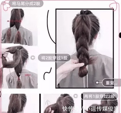 马尾辫|建议:天热了就扎这4款“马尾辫”,凉快又洋气,手残党也学的会
