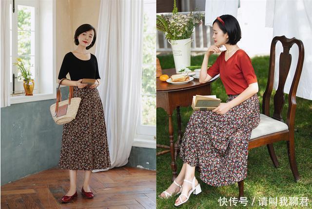 这位日本辣妈真会穿！40多却穿了20几岁的感觉，照着穿时髦不费力