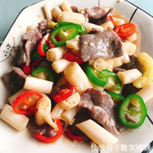 美食|美食优选豆芽炒肉片、牛肉炒藕尖、洋葱炒肚丝、芹菜炒猪肝