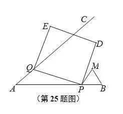 2021年徐汇初三数学二模18、24、25压轴题