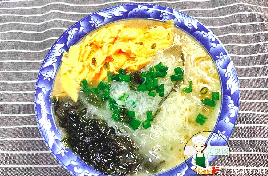 儿子|开学啦,早餐儿子最馋这碗粉,5分钟搞定,简单省事,我最乐意做