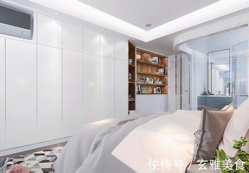 小户型|100平现代风极简家,浅色系混搭设计,让整个内景充满浪漫气息