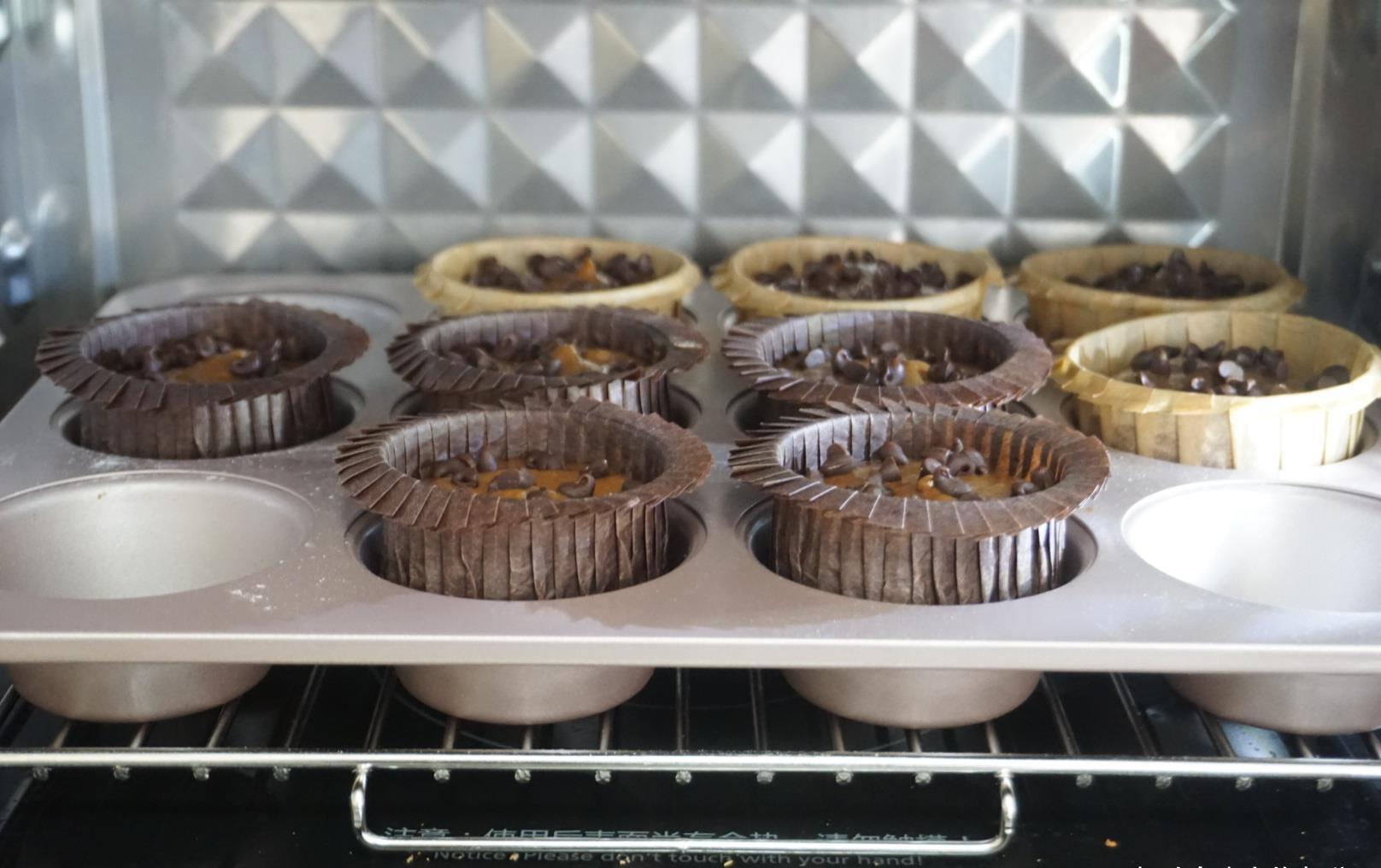 纸杯蛋糕|星巴克18元1个的巧克力蘑菇头麦芬,自己做简单便宜,私藏配方