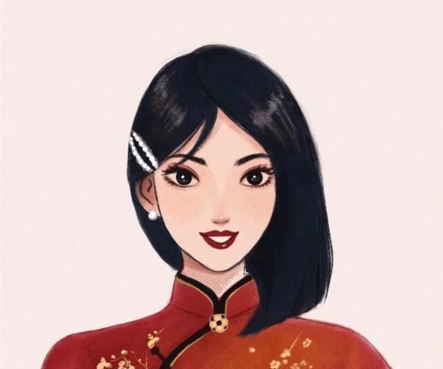 证件照|迪士尼公主的民国风证件照,艾莎表情太可爱,花木兰的旗袍最亮眼