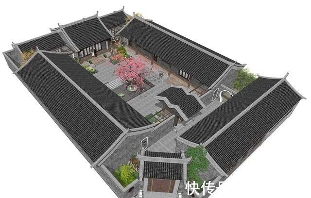 宅基地|他花了69万，在村里建造了一座四合院，完工后，邻居都羡慕了