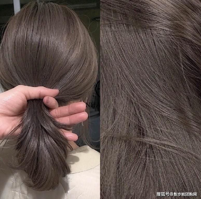 染发|火遍2020的神仙发色,茶棕色有质感,亚麻灰温柔,烟熏紫灰精致