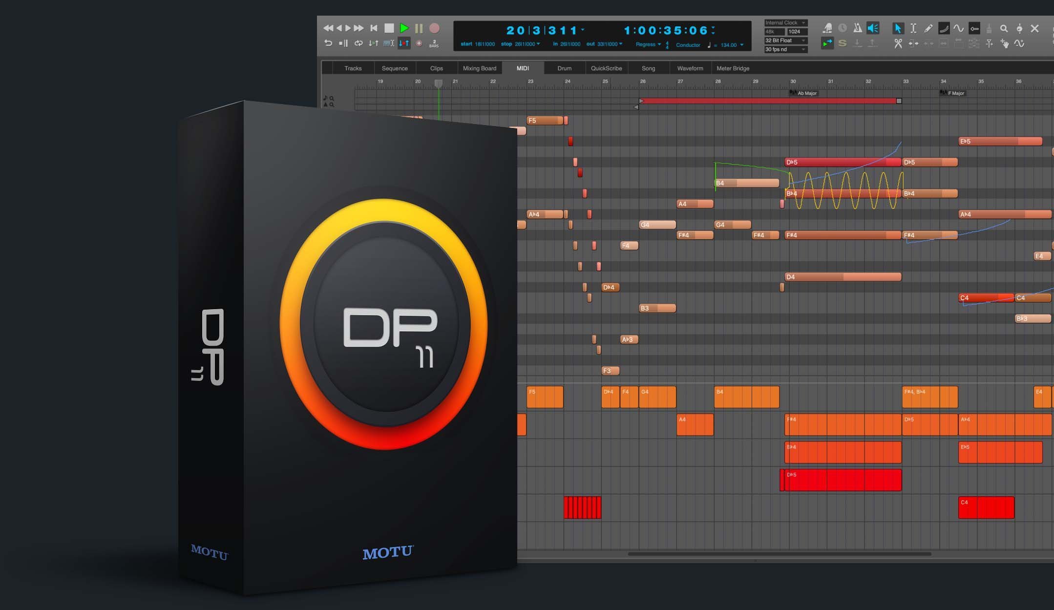 MOTU Digital Performer For Mac v11.22 录制编辑混音制作软件