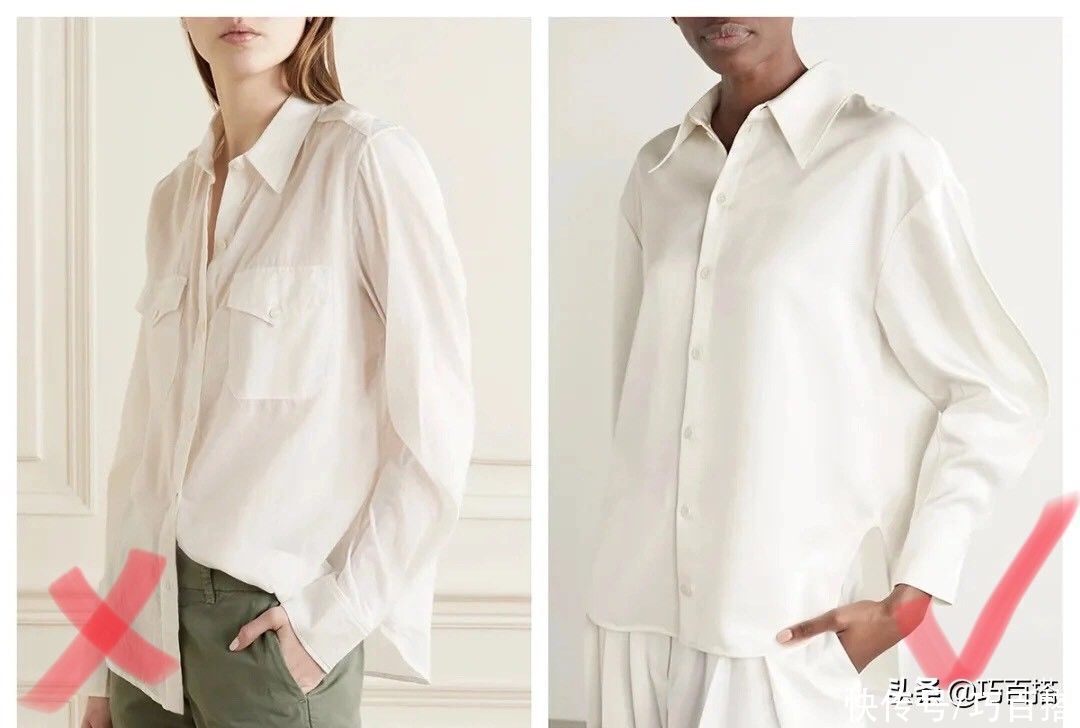 纯色|又防晒又遮肉的衬衫，你可能从来没有选对？可以从这三点看出