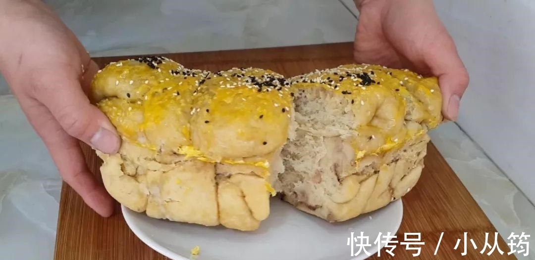 面团|面包又出新吃法,不用烤箱也能做,我家隔三差五做着吃,松软香甜