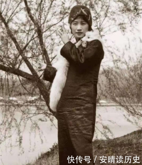 戏服|民国时期的罕见旧照:图4是结婚的陆小曼,图6是穿戏服的林徽因